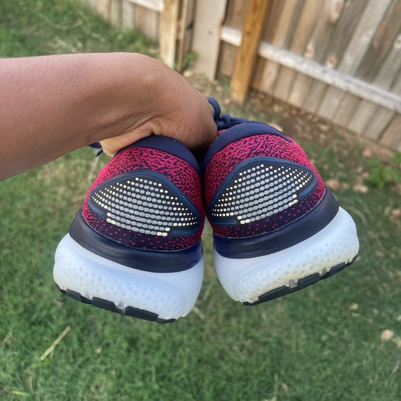 Brooks Ghost 16 Women’s Size 10B Wide Running Shoes Peacoat/Raspberry/Apricot - Picture 6 of 8